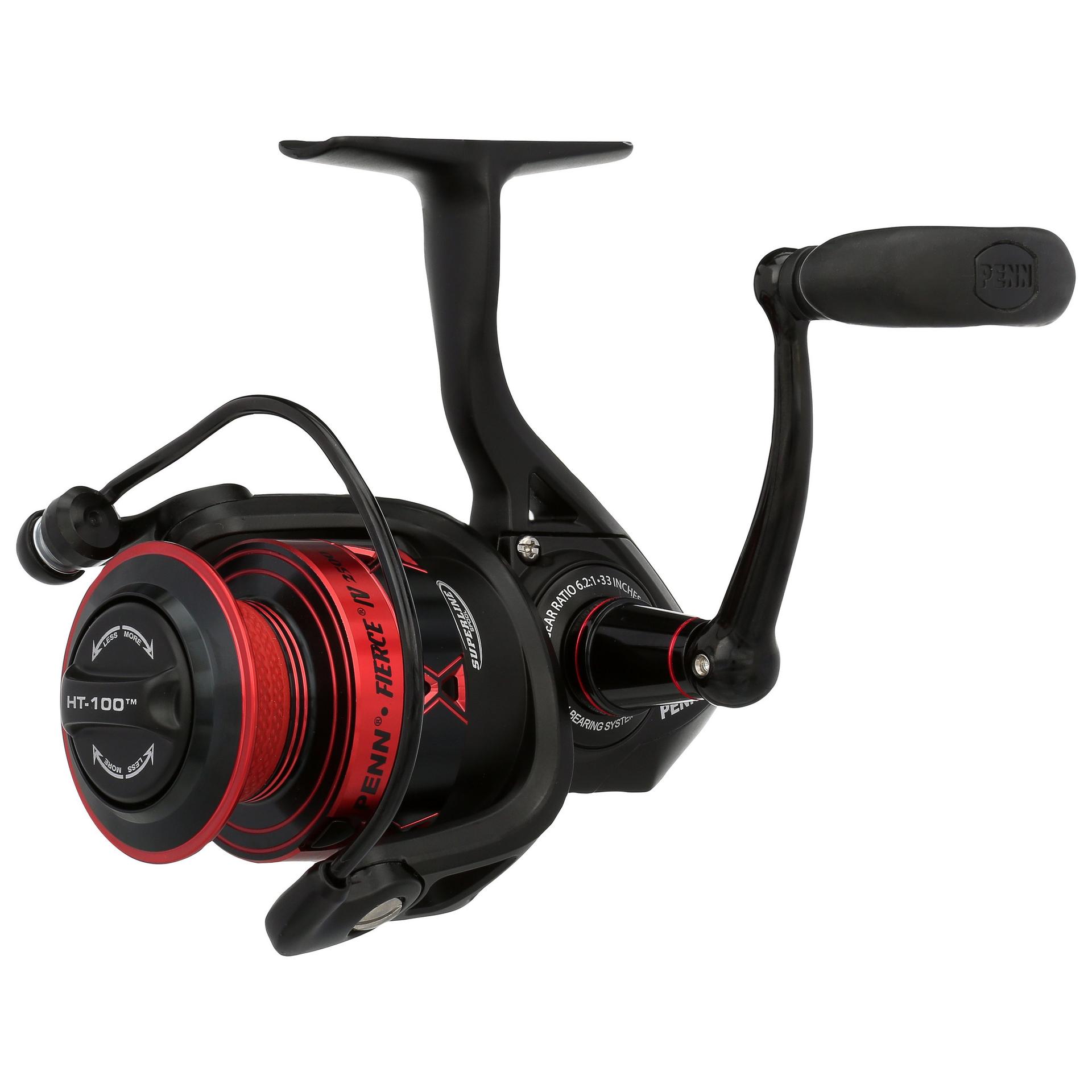 Fierce® IV Spinning Fishing Reel - Lightweight Saltwater & Freshwater Spinning Reel with Smooth Drag System - Perfect for Surf Fishing, Pier Fishing, and Bass Angling