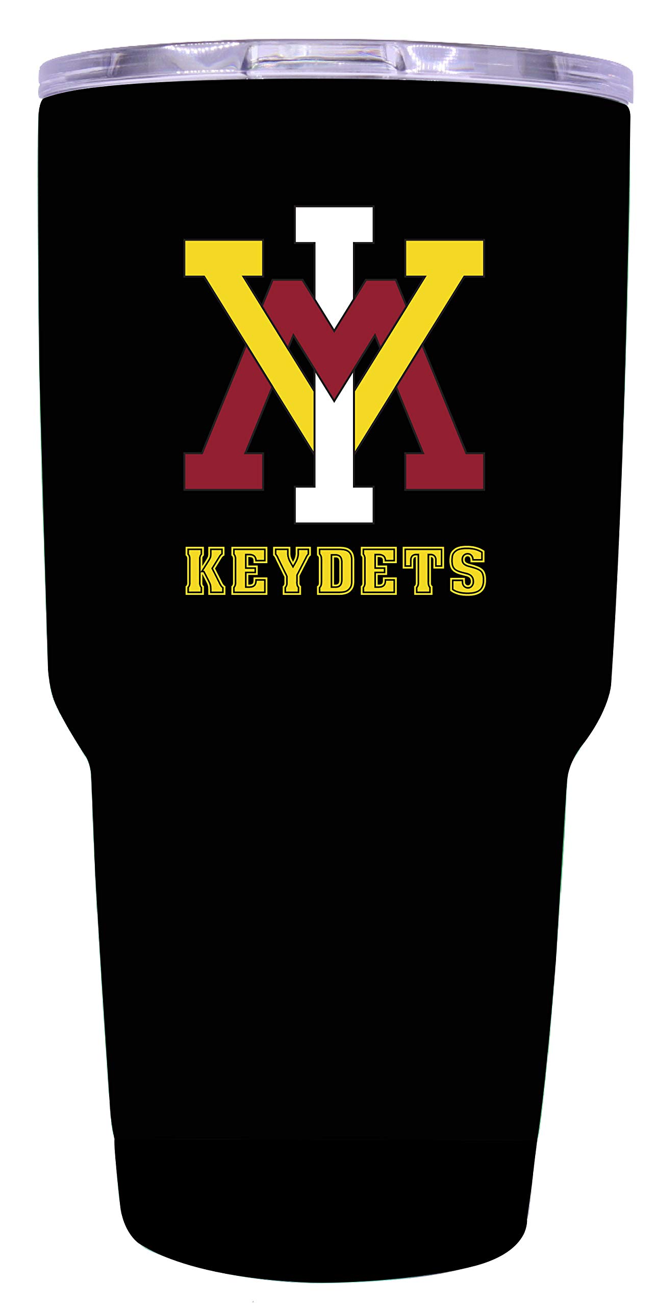 Official Virginia Military Institute VMI Keydets 24 oz Black Insulated Stainless Steel Tumbler - Leakproof Travel Mug for Coffee, Tea & Cold Drinks - Perfect for School, Gym, Camping & Outdoor Activities