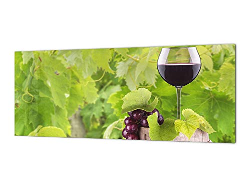 Grapes and wine glass