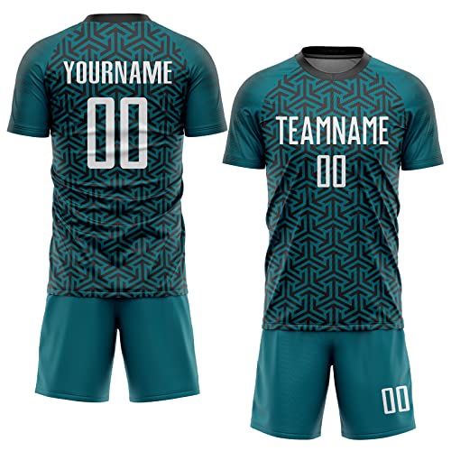 Teal-black-white