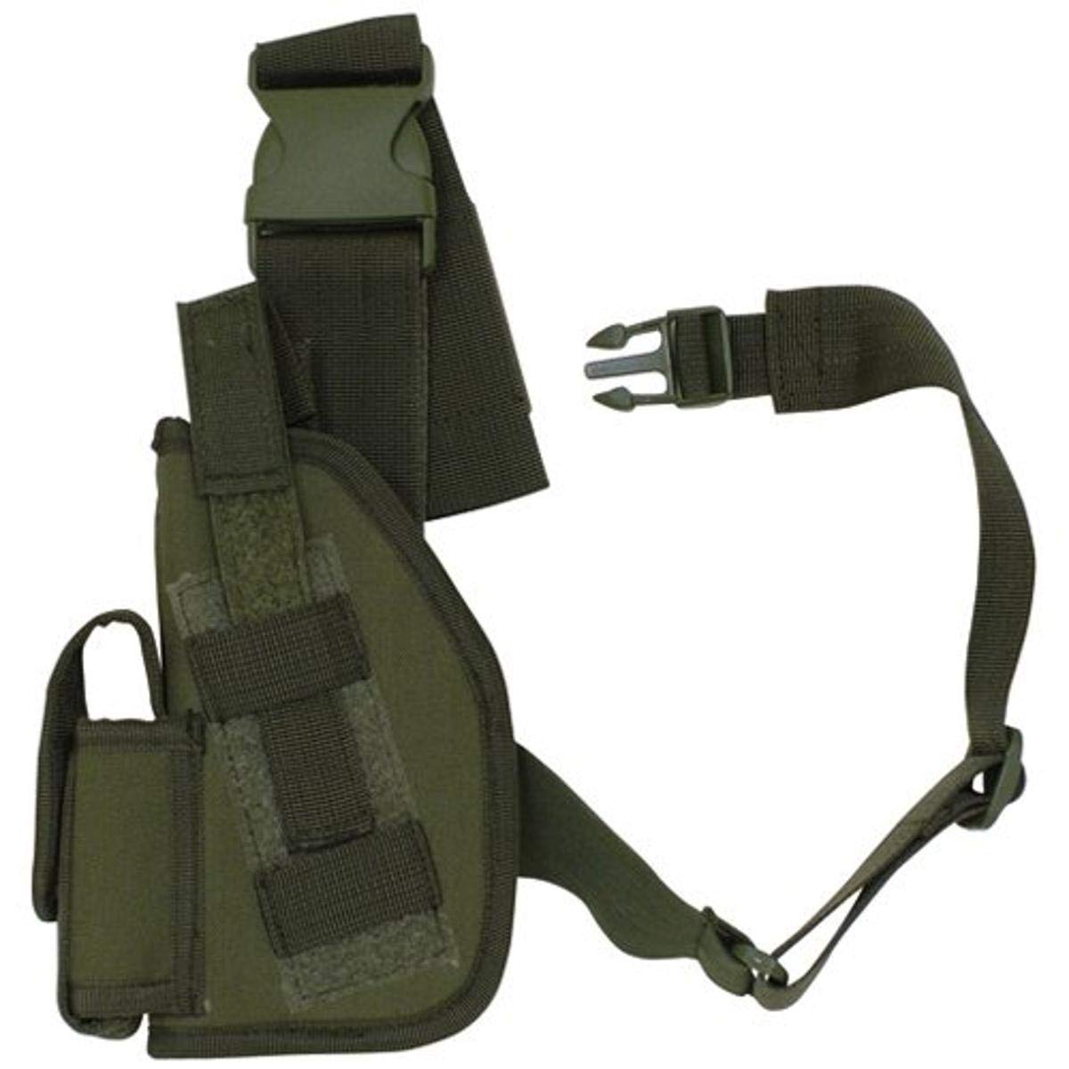 Fox Outdoor Products SAS Tactical Leg Holster for Pistols - Left Hand Draw - Perfect for Hunting, Airsoft & Tactical Training