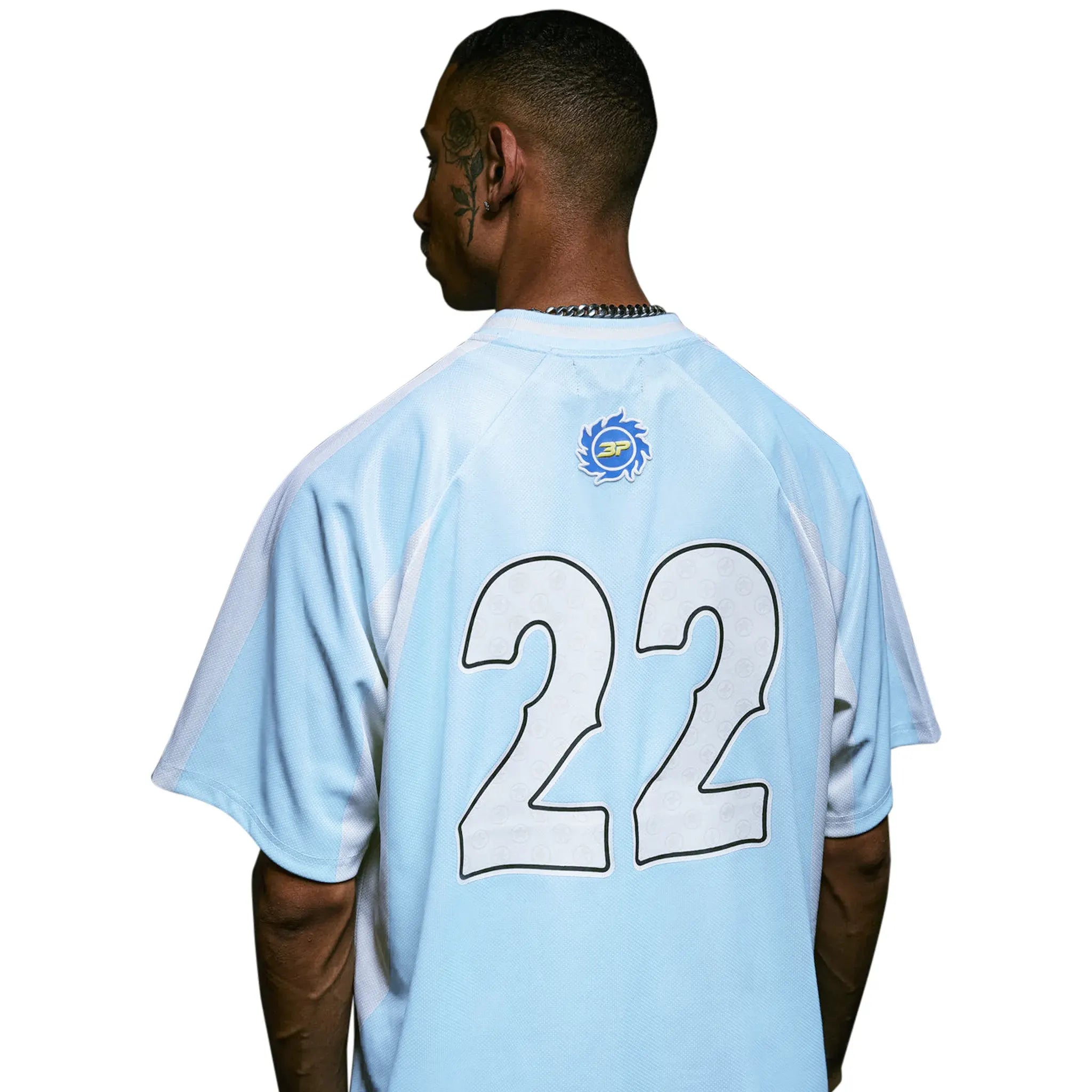 Broken Planet Light Blue Football Jersey - Men's Sports Jersey for Soccer Fans - Perfect for Games, Training & Casual Wear