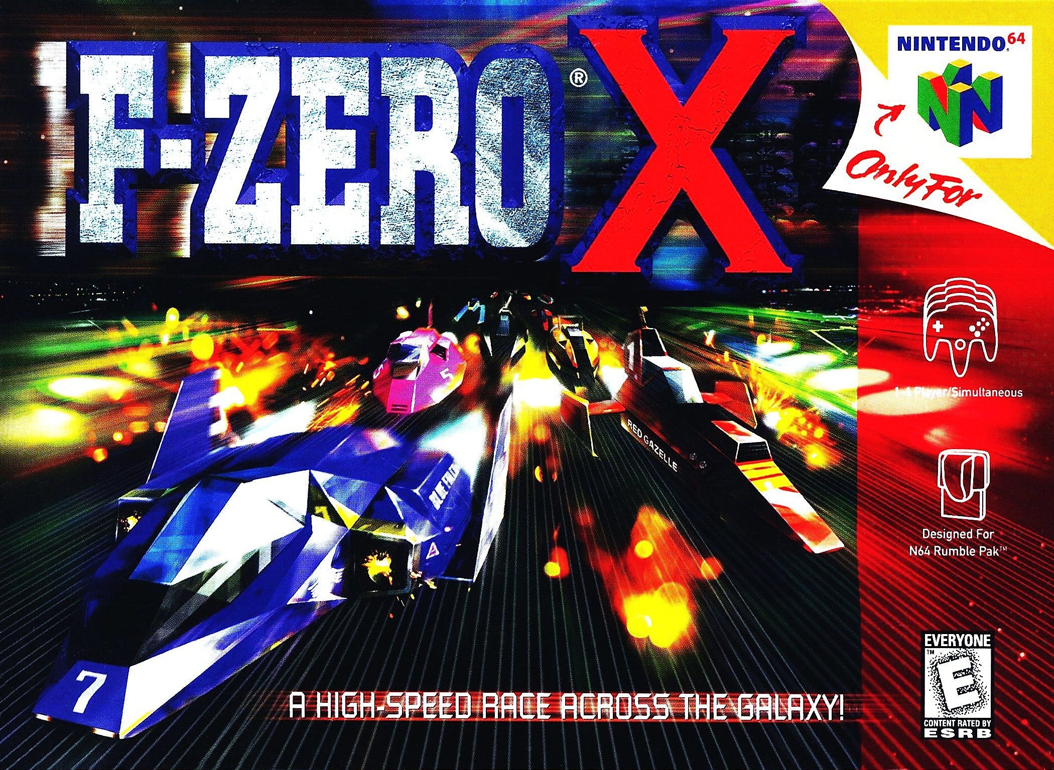 Used F-Zero X N64 Video Game - Classic Racing Game for Nintendo 64 - Perfect for Retro Gaming Enthusiasts & Collectors