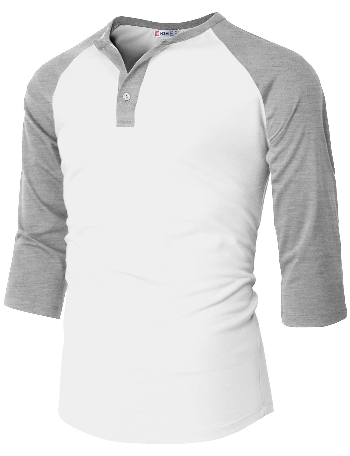 Men's Casual Slim Fit Henley Shirts - Raglan Long & 3/4 Sleeve Baseball Tees | Comfortable Jersey Fabric for Everyday Wear, Gym & Outdoor Activities
