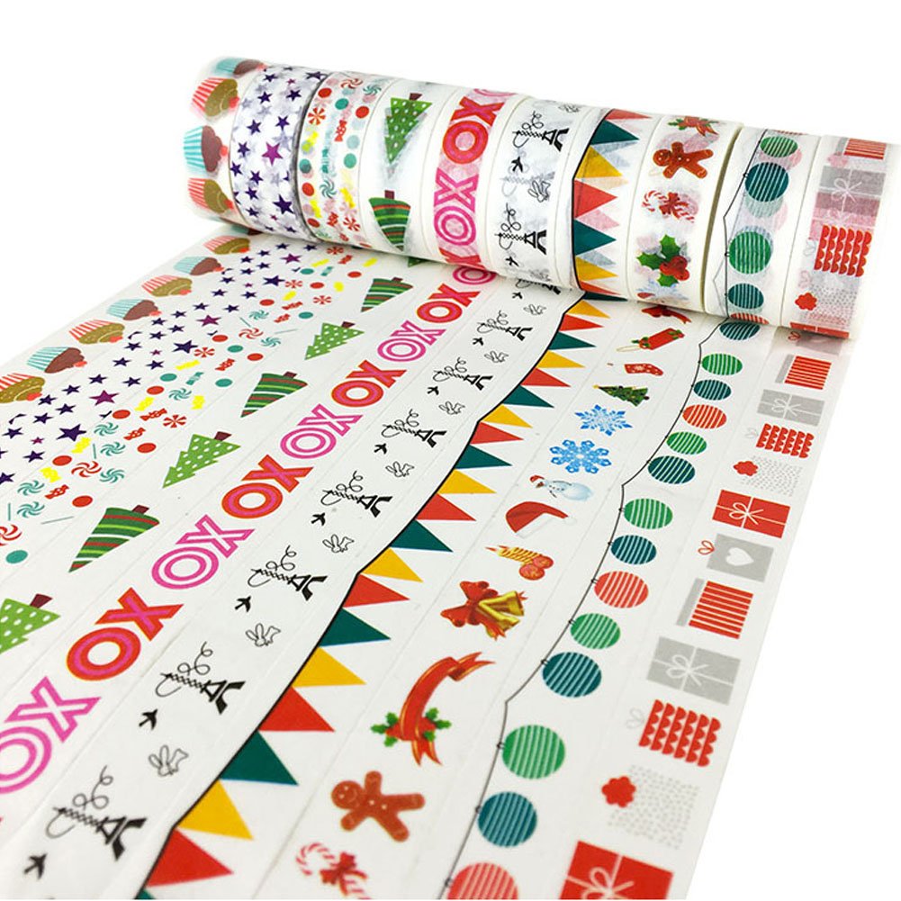 30 Rolls 15mm x 5m Decorative Washi Tape Set with 2 Dispensers - DIY Masking Adhesive Tapes for Scrapbooking, Journaling, Gift Wrapping & Home Decor - Brown Craft Tape Collection with Storage Organizer
