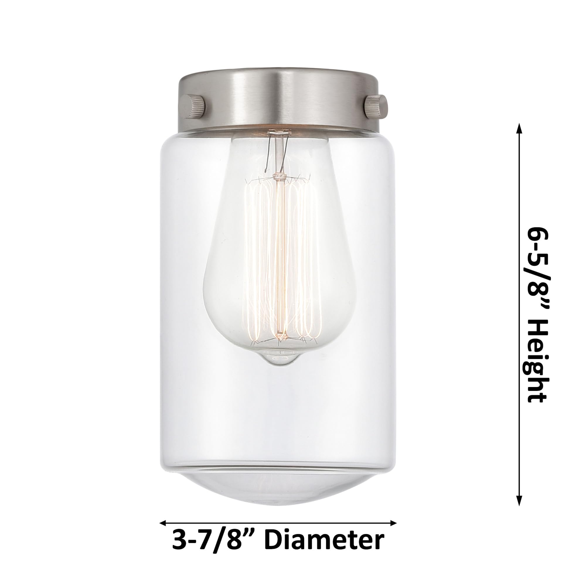 Innovations Lighting 215-AC-G312 Dover 3-Light Bathroom Vanity Light Fixture in Antique Copper Finish - Perfect for Modern Bathroom, Powder Room or Dressing Area Lighting