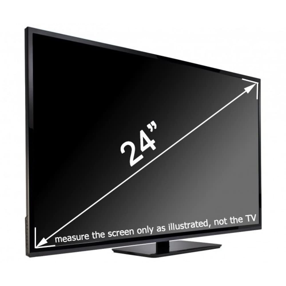 23-24 Inch TV Screen Protector for LCD LED Plasma TVs - Anti-Glare, Anti-Scratch, Shatterproof Protection for Home & Office Use