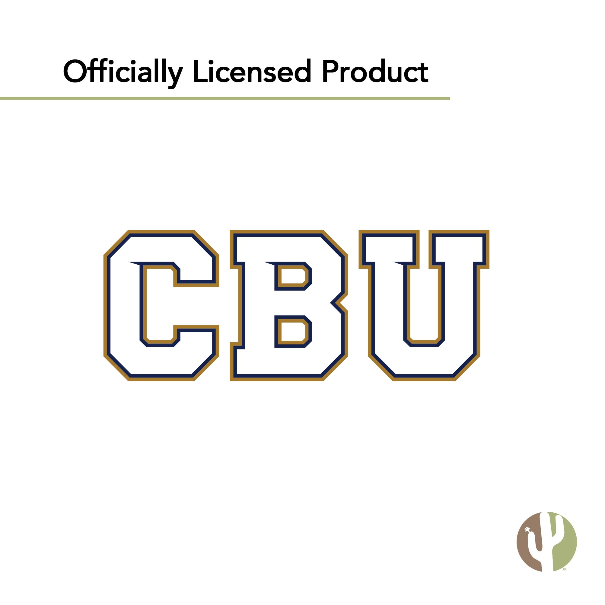CBU Lancers Crazies Desert Cactus Vinyl Decal Sticker - California Baptist University Laptop, Water Bottle & Car Decoration - Perfect for School Spirit, Scrapbooking & Fan Gear