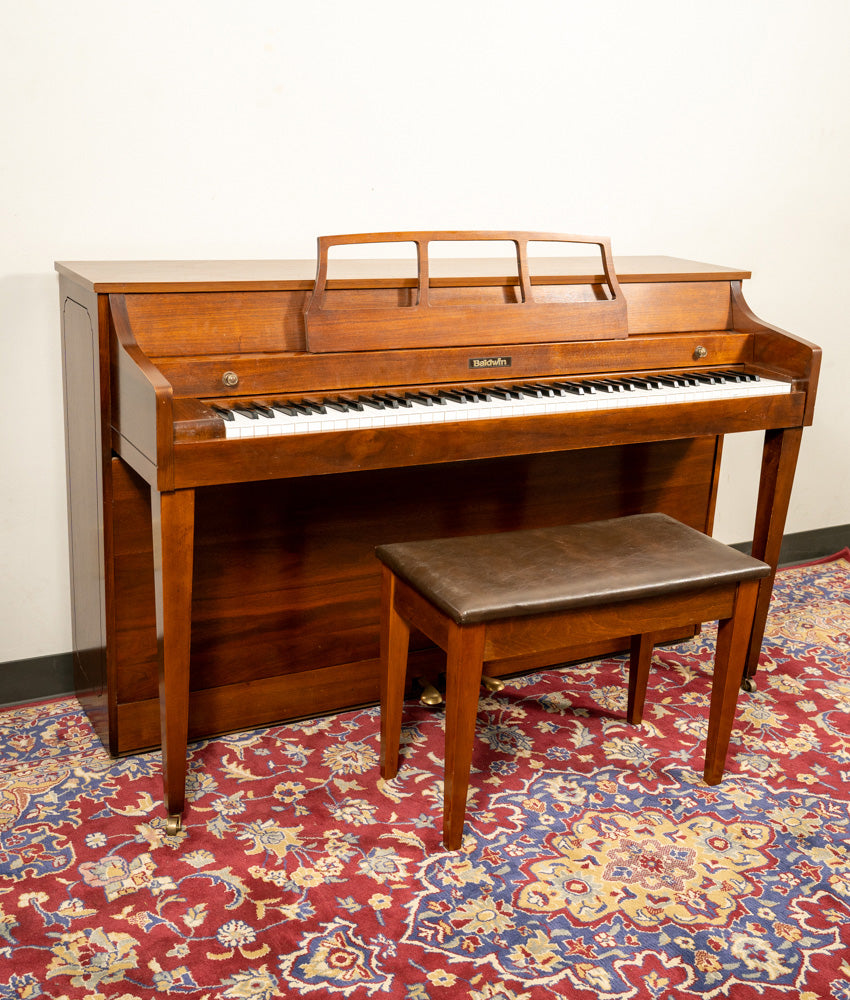 Baldwin 511 Upright Piano in Satin Walnut Finish - Premium Home & Studio Piano for Beginners, Professionals & Music Lovers