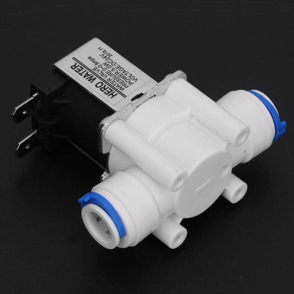 24V Solenoid Water Valve for Home - High Performance & Stability, Ideal for Water Purifiers and Filtration Systems