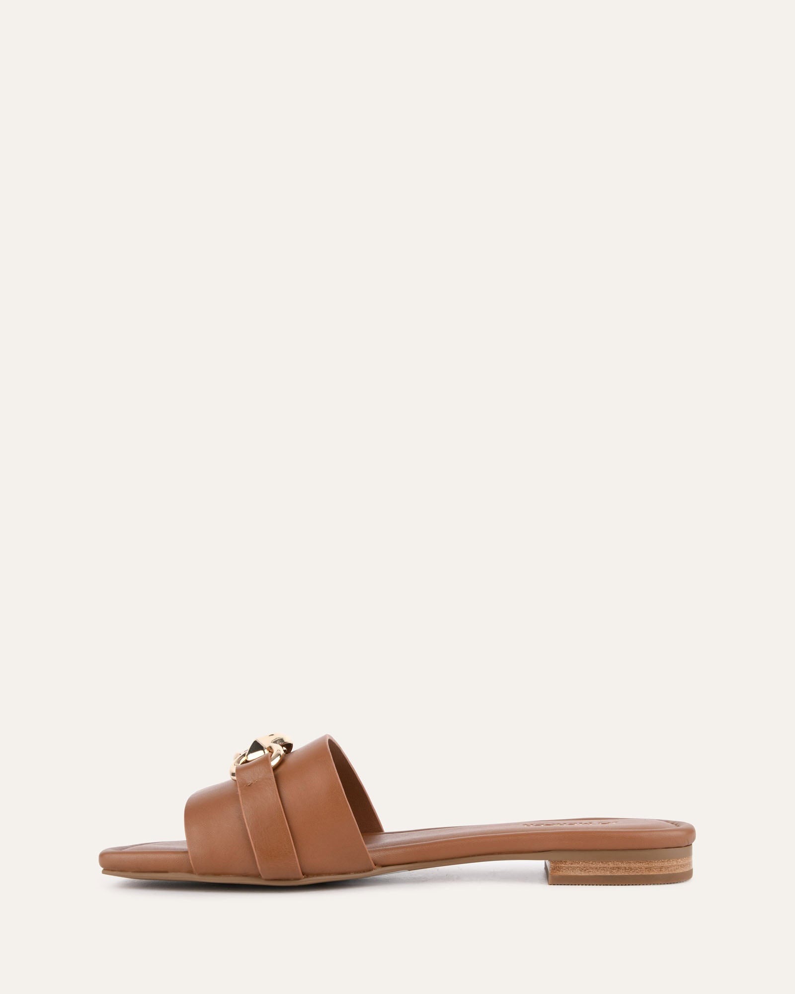 Pablo Flat Slide Sandals - Dark Tan Genuine Leather - Comfortable Casual Shoes for Men & Women - Perfect for Beach, Pool, and Summer Outings