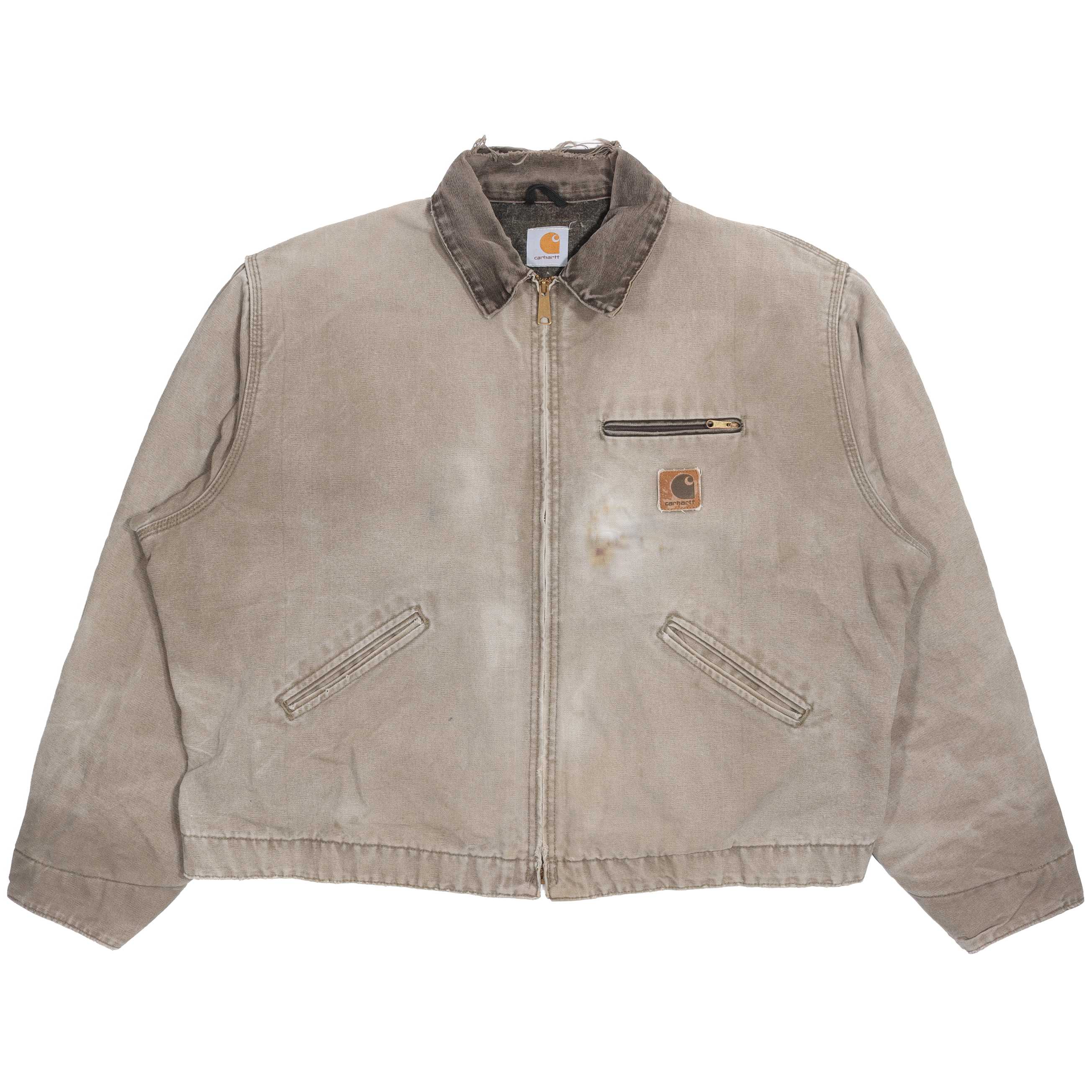 Vintage 1990s Detroit Work Jacket - Heavy Duty Denim Blue Collar Jacket for Men | Retro Workwear, Streetwear & Outdoor Activities