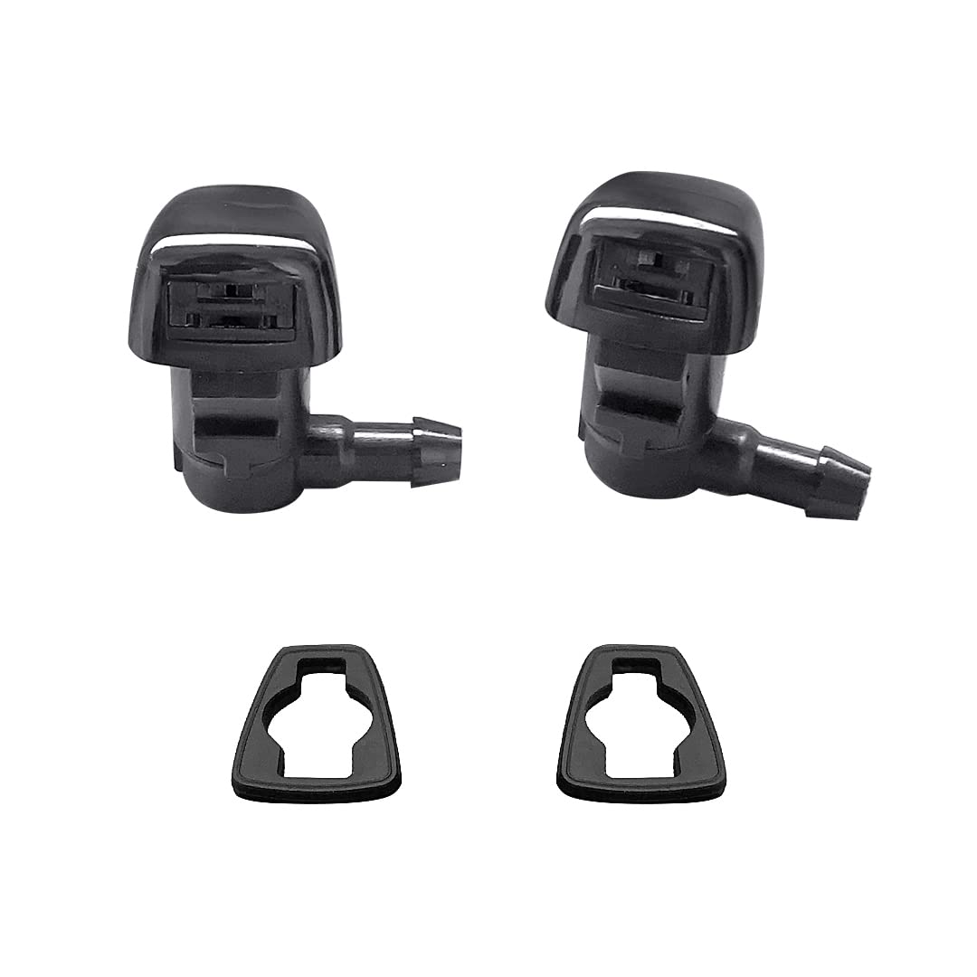 Premium Wiper Washer Nozzles 85381-04030 & 85381-12050 - Compatible with Toyota 4Runner (1996-2002), Tacoma (1995-2004), Camry (1997-2001), MR2, Echo, RAV4 (1995-2005) - Easy Install Windshield Washer Fluid Jet Nozzles (2 Pack) - Perfect for Car Maintenance & Winter Driving