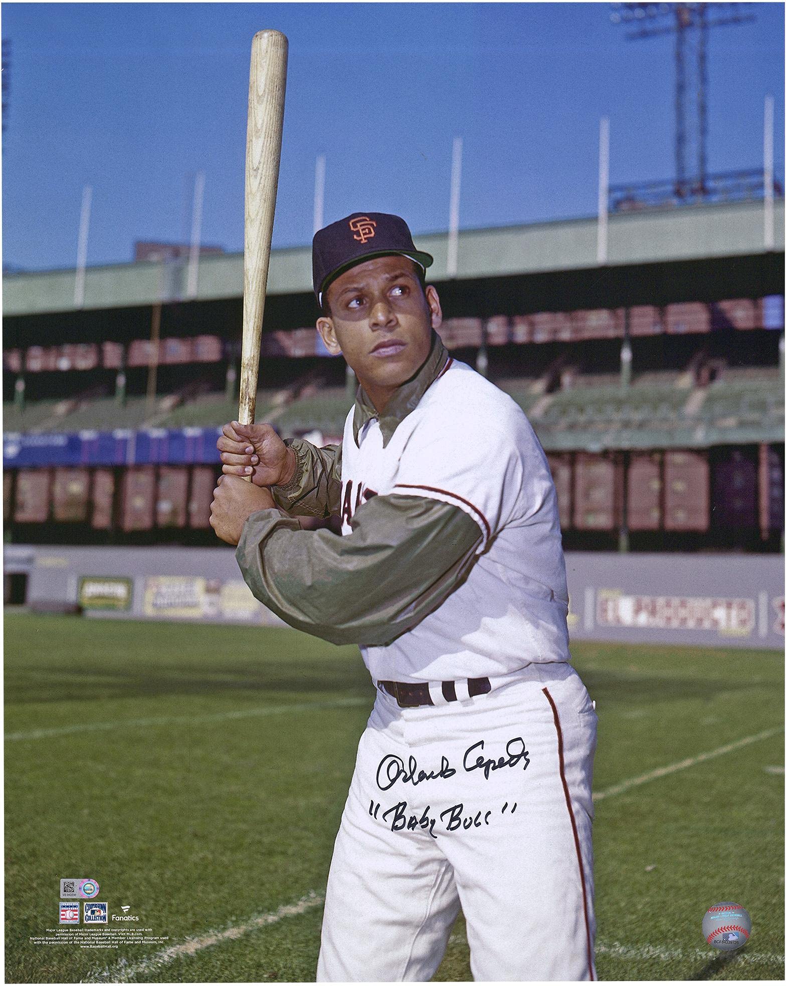 Orlando Cepeda Autographed 16x20 Photo with 