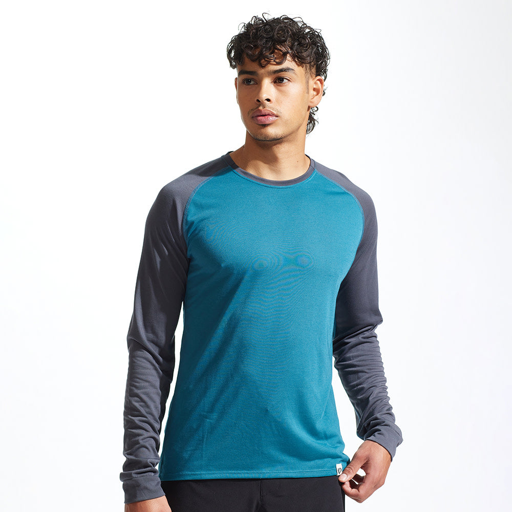 Men's Canyon Long Sleeve Cycling Jersey - Breathable & Moisture-Wicking Performance Shirt for Road Biking & Mountain Cycling - Perfect for Outdoor Sports & Training
