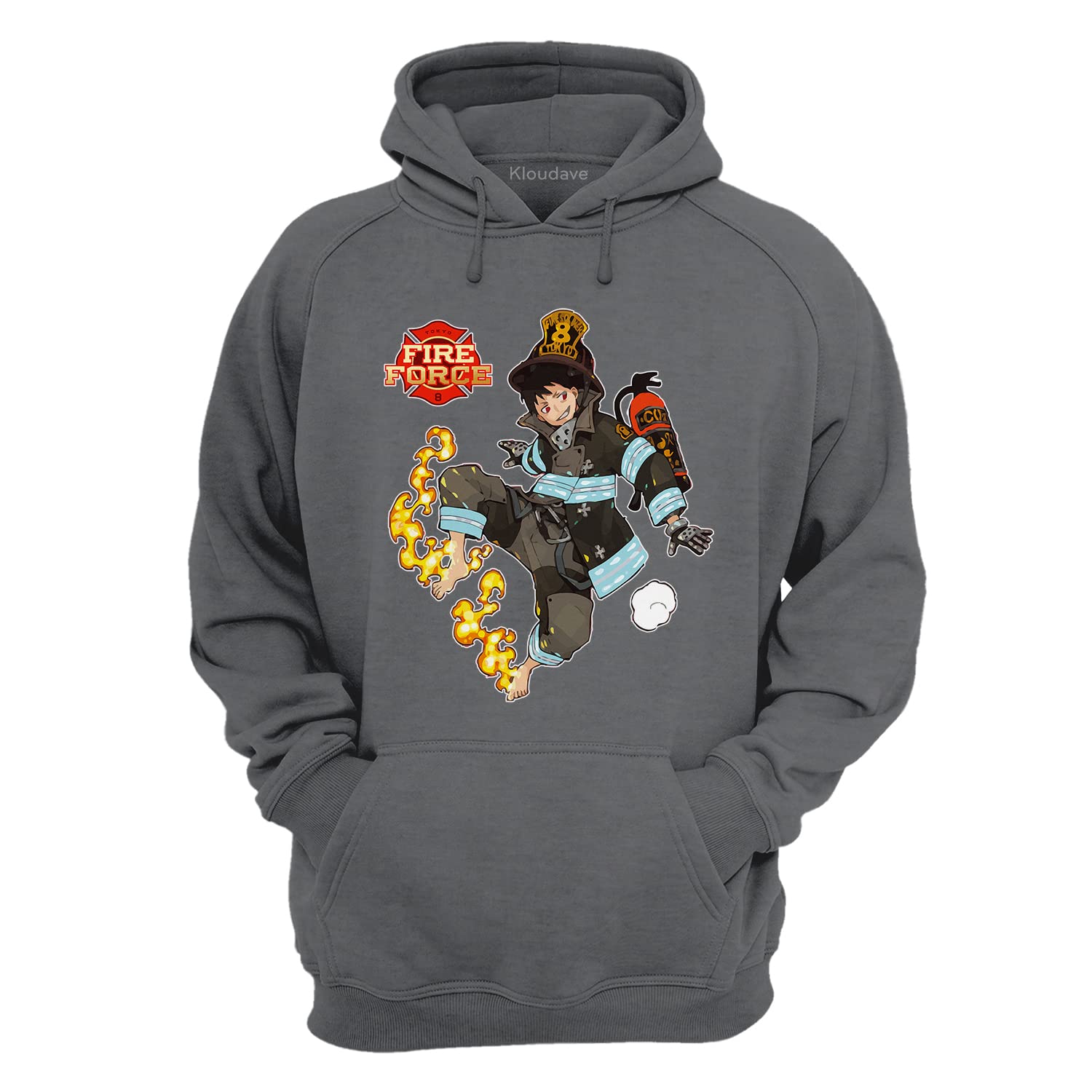 Fire Force Hoodie Unisex - Enen no Shouboutai Anime & Manga Merchandise for Women, Men & Teens - Stylish Casual Wear for Cosplay, Conventions & Everyday Fashion