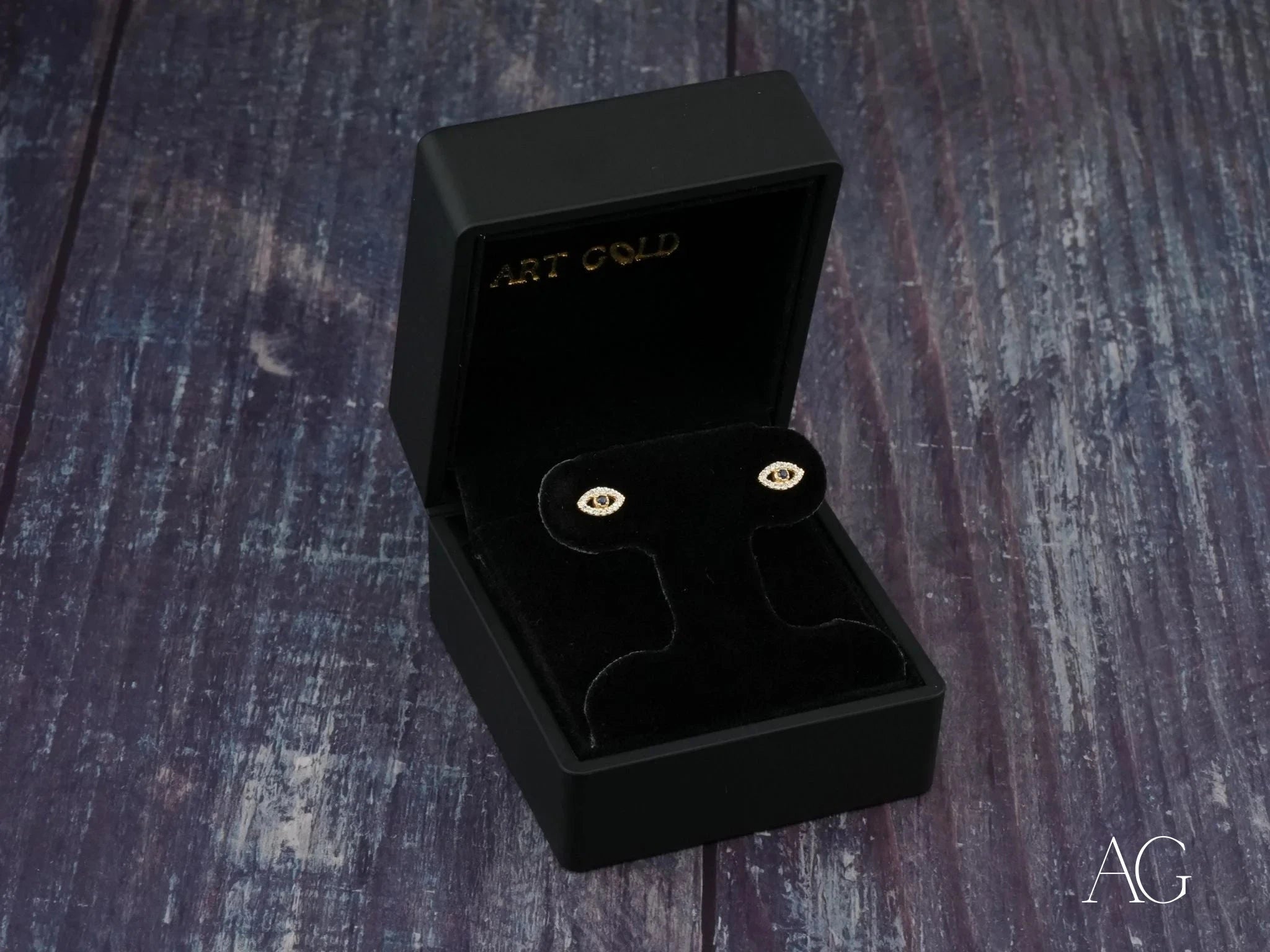 Evil Eye CZ Stud Earrings for Women - Hypoallergenic Cubic Zirconia Jewelry - Perfect for Protection, Gift Giving & Everyday Wear