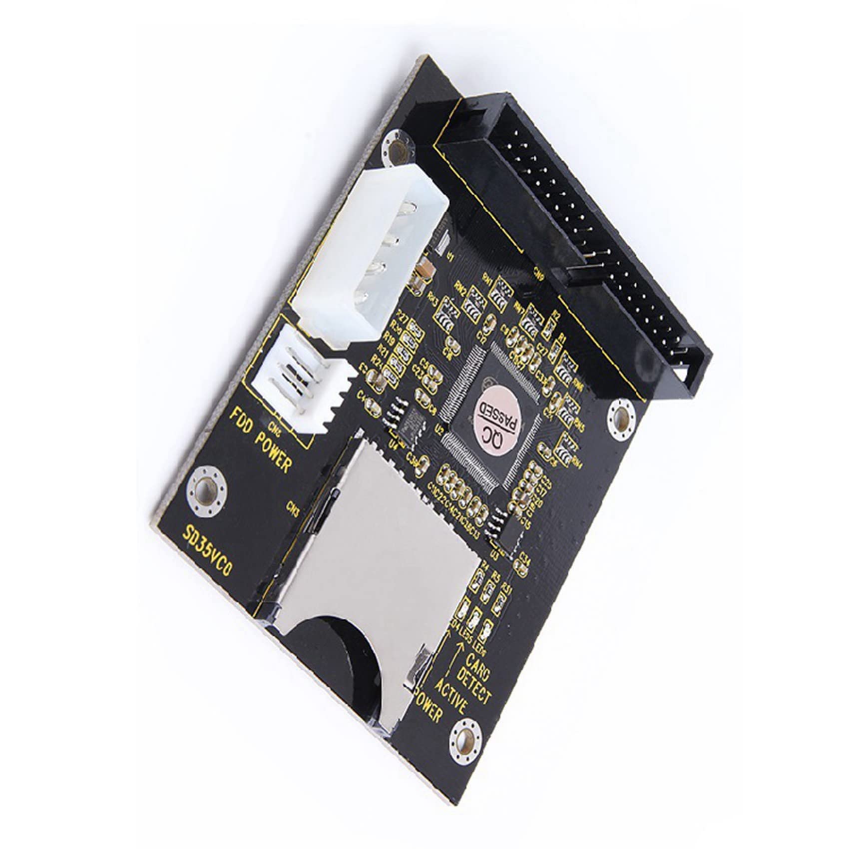 Xptieeck 5X SD to 3.5 Inch IDE 40 Pin Converter Card - IDE SD Card Adapter for SSD Embedded Storage, IDE Expansion Card - Perfect for Upgrading Old PCs, Laptops, and Industrial Equipment