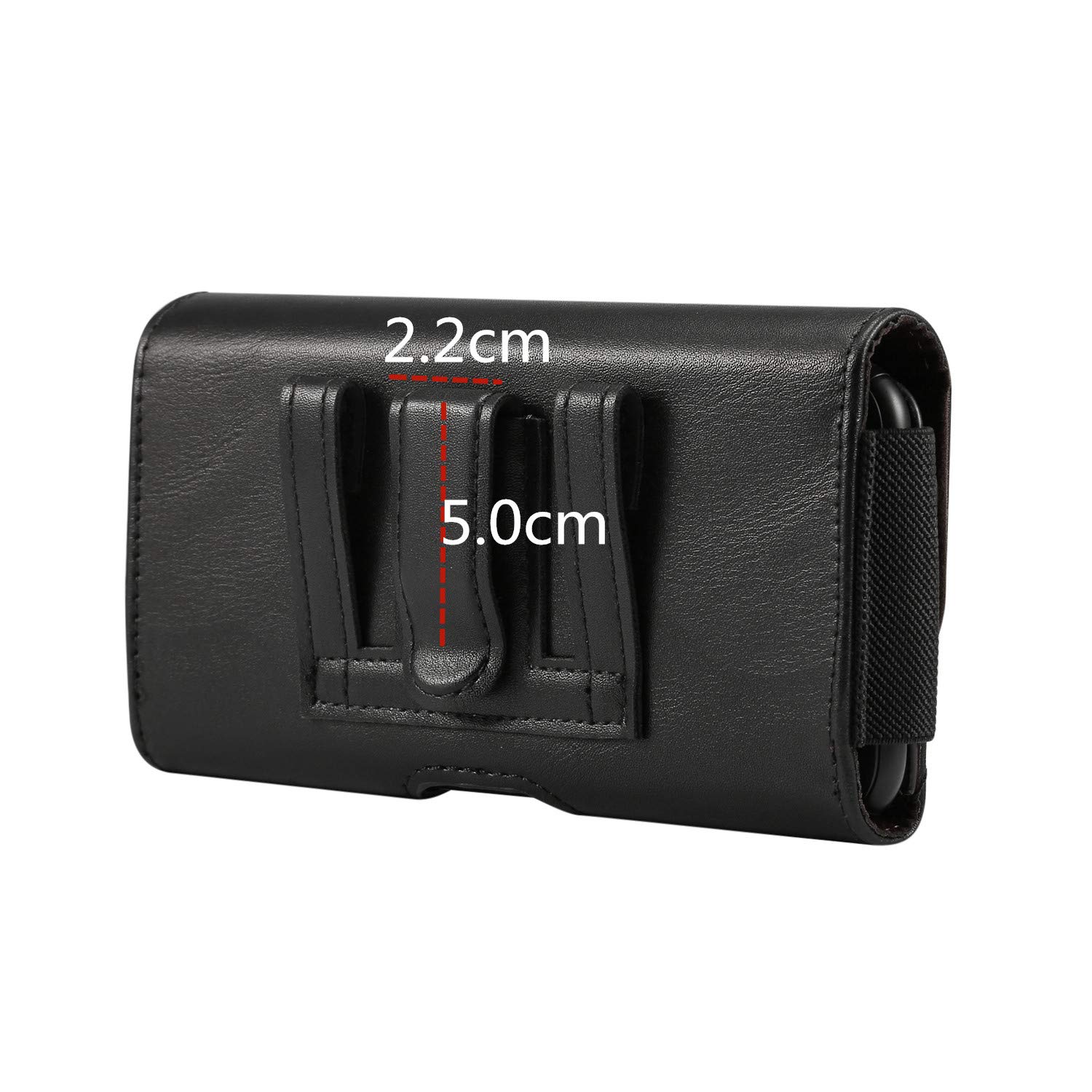 Premium PU Leather Belt Clip Holster Phone Case for Samsung Galaxy S24/S23/S22 Ultra, A16/A14/A13/A05/A04e/A03s, Google Pixel 8/7 Pro, iPhone 16 Pro Max & OnePlus Nord N30 5G/12 - Secure Carry Pouch for Work, Hiking & Outdoor Activities