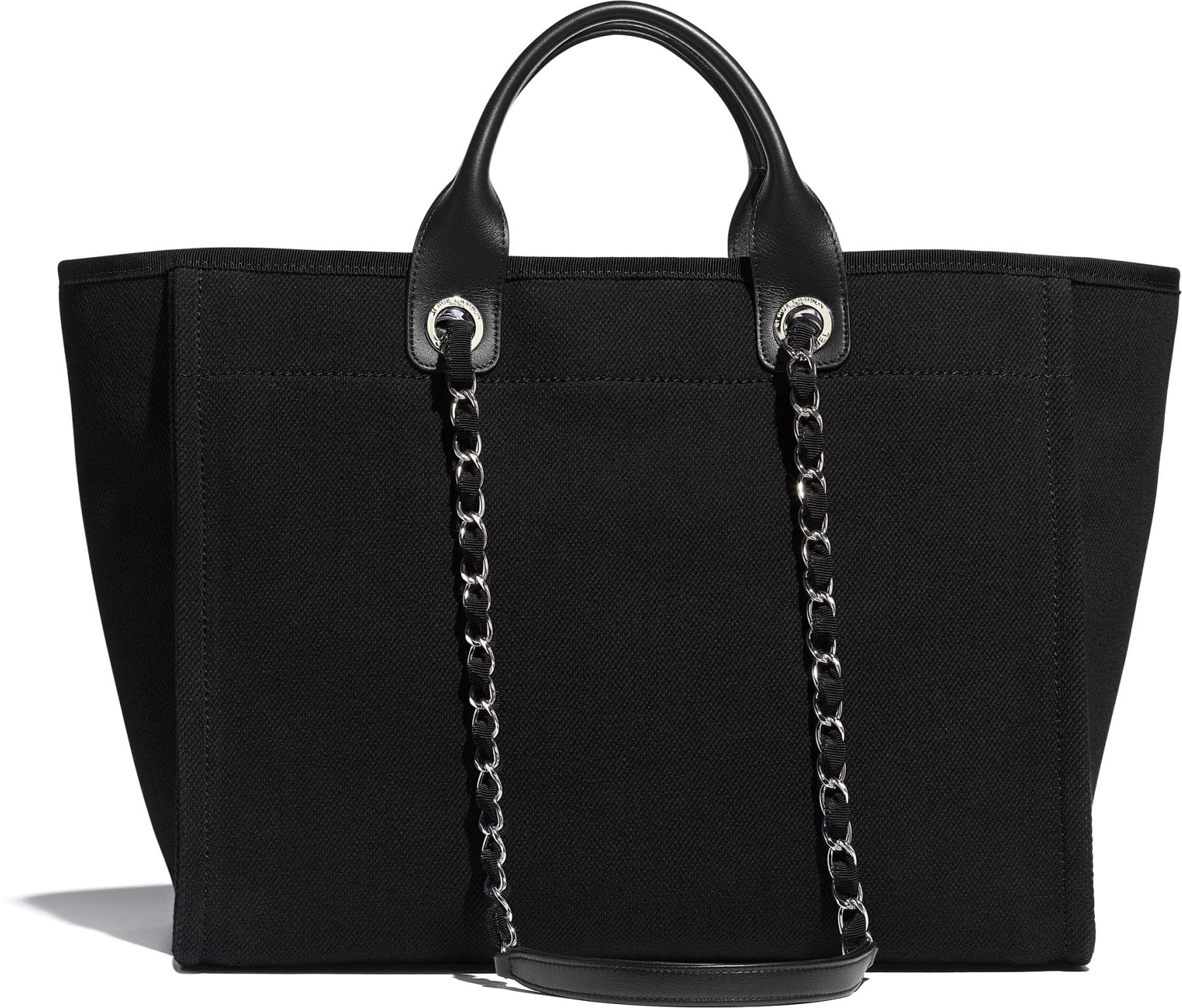 Chanel Studded Calfskin Small Deauville Tote Bag in Gold Tone - Luxury Designer Handbag for Women, Perfect for Work, Travel & Everyday Use