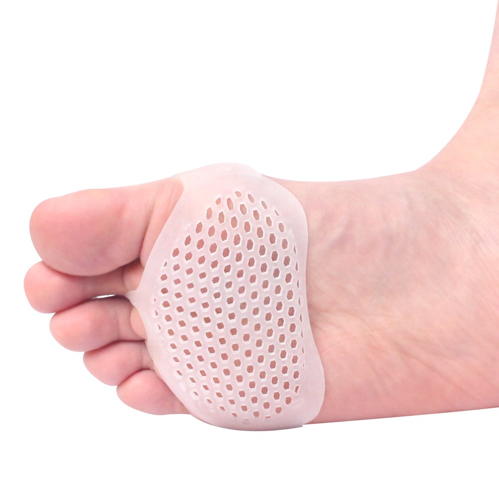 Metatarsal Ball of Foot Cushion Pads for Pain Relief - Gel Forefoot Cushioning Inserts for Men & Women (1 Pair) - Comfortable Shoe Insoles for Running, Walking & Standing All Day
