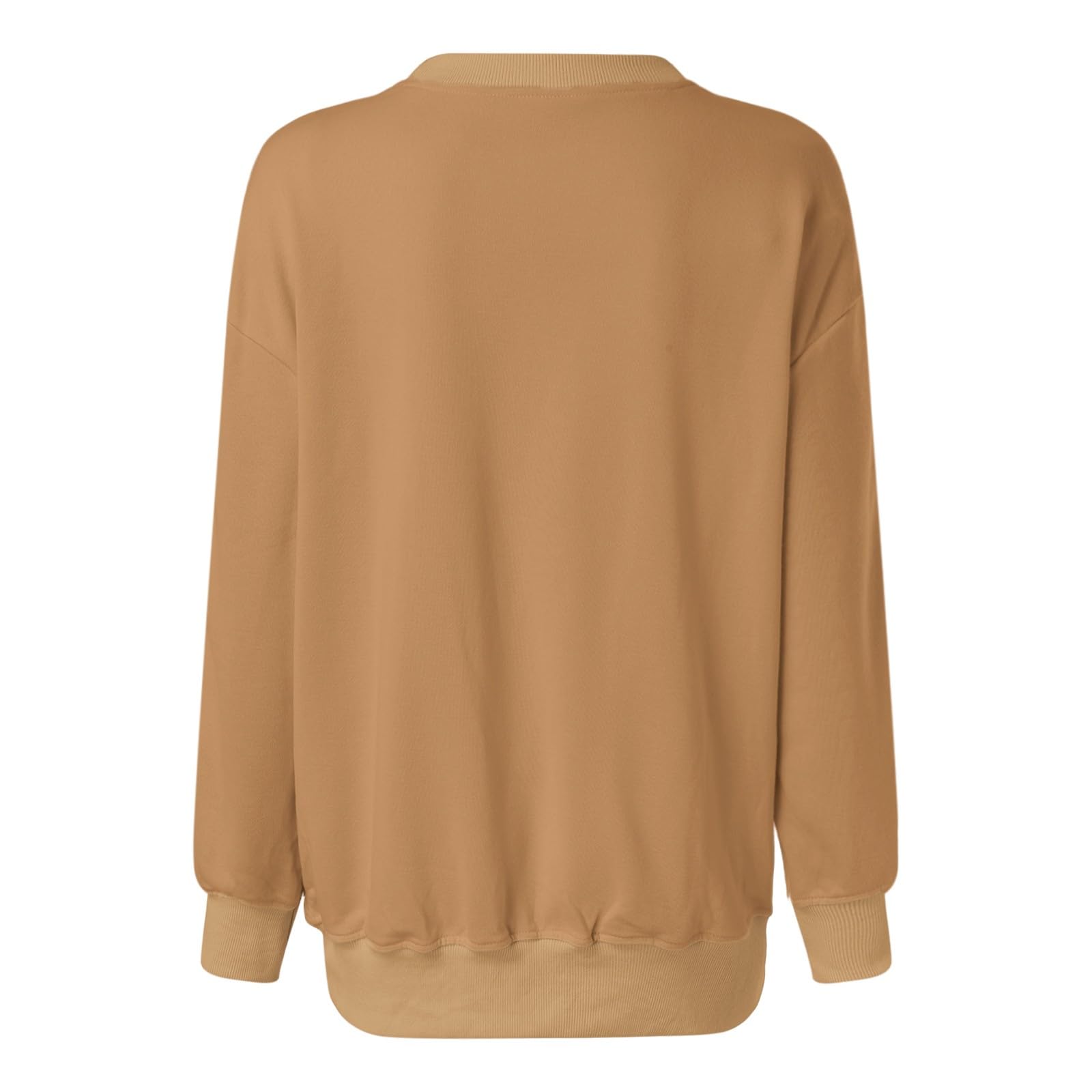 Women's Fashion Two Piece Set - Solid Round Neck Irregular Shoulder Drop Long Sleeve Sweater Outfit | Casual Chic Office Wear & Date Night Outfits for Women