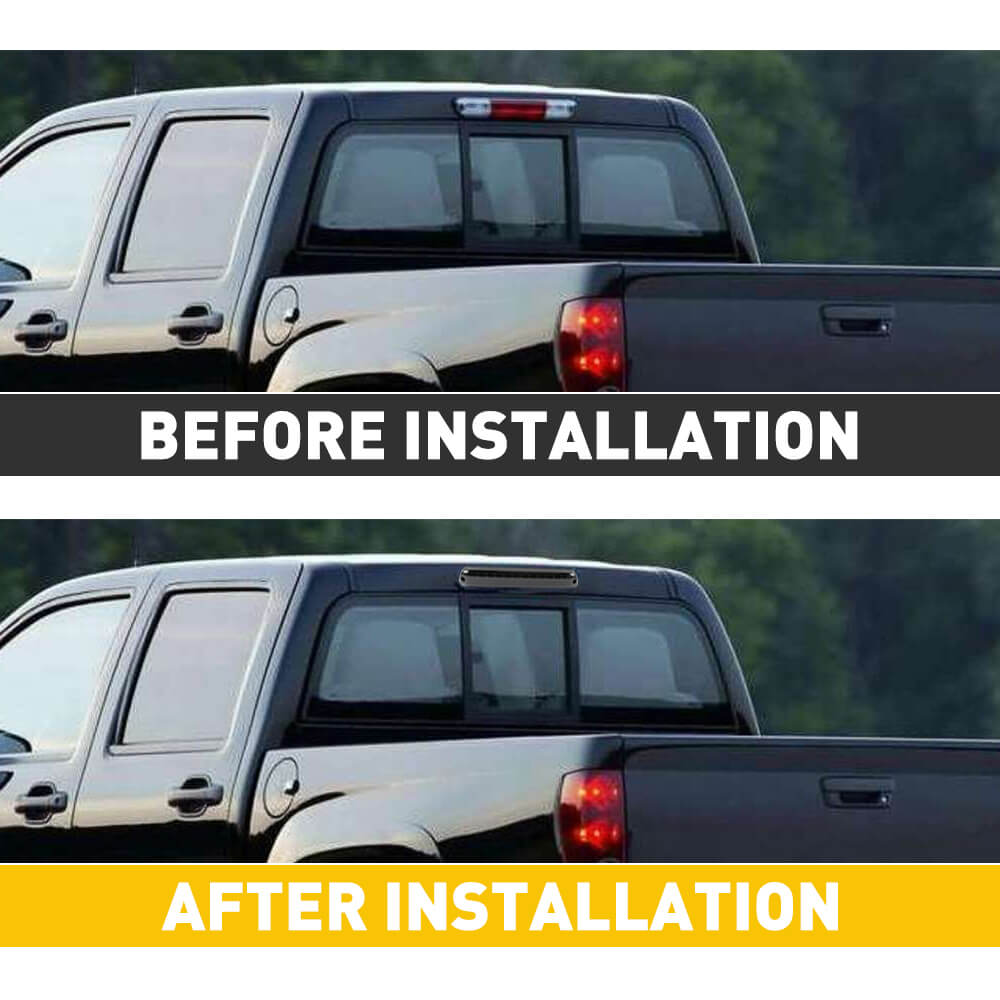 Red & White LED 3rd Brake Light Kit for 1999-2016 Ford F-Series, 1993-2011 Ranger, 2001-2005 Explorer & 1995-2003 Mazda B-Series Trucks - Enhanced Safety & Style for Night Driving & Custom Vehicle Upgrades