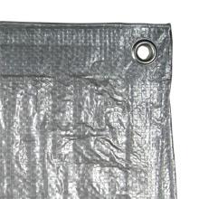 10' x 16' Heavy Duty Silver Tarp - Waterproof, UV Resistant, Reinforced Grommets - Perfect for Camping, Construction, Boat & Truck Covers