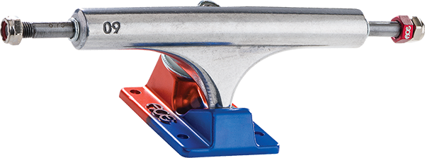 **Ace AF1 60/8.75 Polished/Anodized Blue & Orange Skateboard Trucks (Set of 2) – High-Performance Skateboard Parts for Smooth Rides & Tricks**