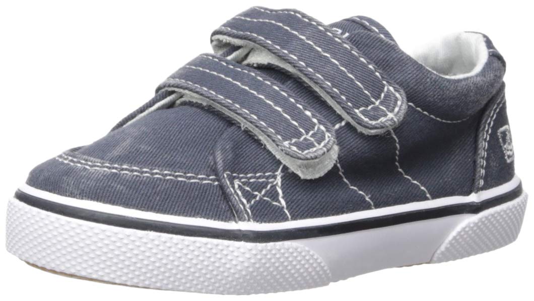 Sperry Halyard Hook & Loop Boat Shoes for Toddlers & Kids - Non-Slip Waterproof Deck Shoes for Boys & Girls - Perfect for Boating, Beach & Outdoor Play
