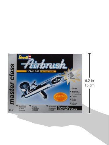 Revell 39108 Professional Airbrush Spray Gun Kit - High Precision Model Painting Tool for Hobbyists & Artists | Perfect for Miniatures, RC Cars & Scale Models