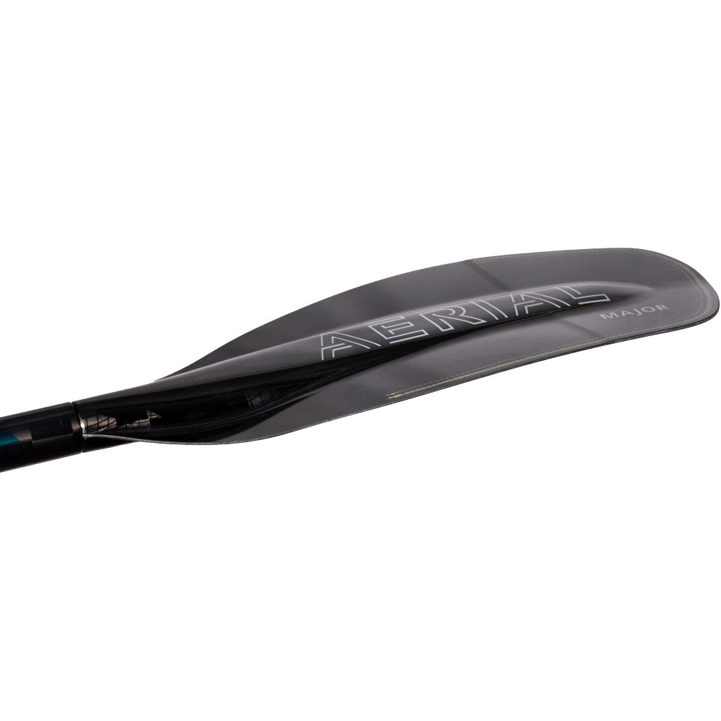 Aqua Bound Aerial Major Carbon Versa Lok Bent Shaft 2-Piece Kayak Paddle - Lightweight & Durable for Touring, Fishing & Whitewater Adventures