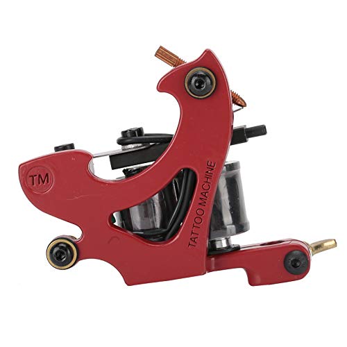 Professional Alloy Coil Tattoo Machine Gun - High-Power Motor for Liner & Shading - Body Art Equipment for Eyeliner & Permanent Makeup - Perfect for Tattoo Studios & Professional Artists (22011-1)