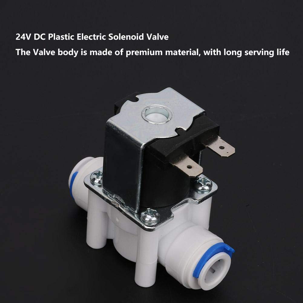 24V Solenoid Water Valve for Home - High Performance & Stability, Ideal for Water Purifiers and Filtration Systems