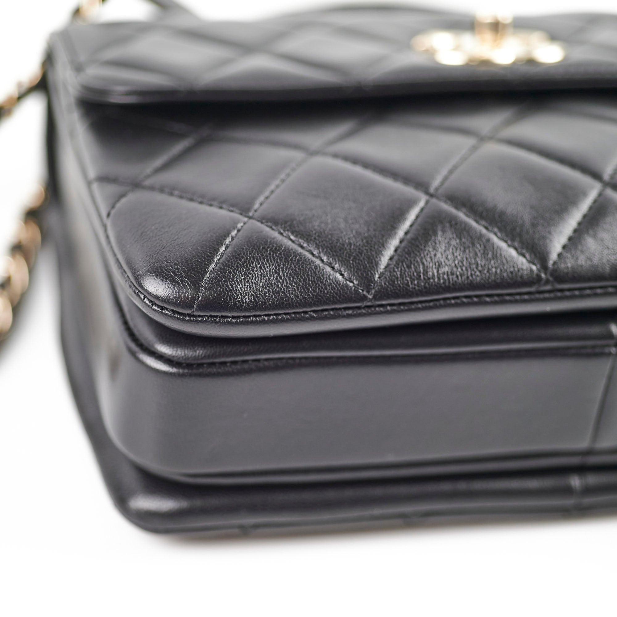Chanel Trendy CC Small Flap Bag in Black - 24 Series with Removable Strap | Luxury Handbag for Women, Perfect for Parties & Evening Events