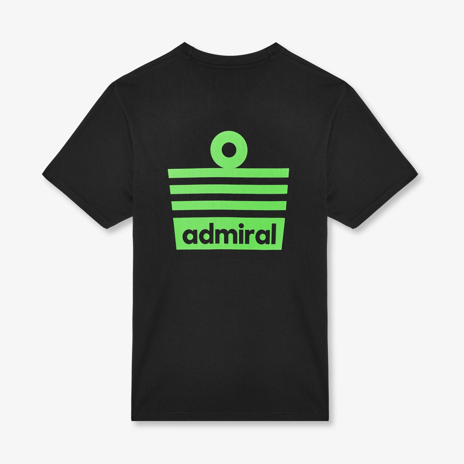 Denzell Ensign Logo Graphic T-Shirt for Men - Black & Lime Green Cotton Tee - Casual Wear, Street Style, Everyday Outfit