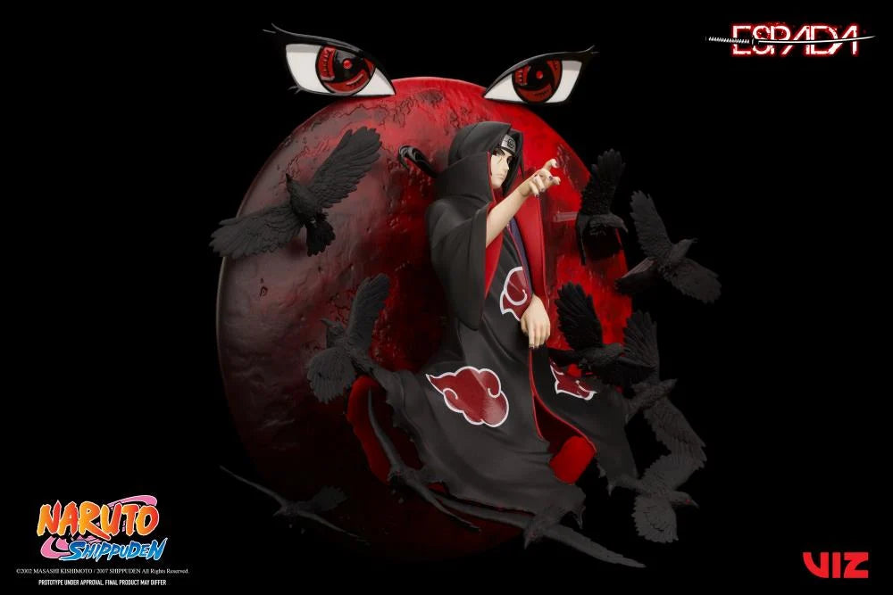 1/8 Scale Itachi Uchiha Wall Statue Figure from Naruto Shippuden - Anime Collectible for Home Decor, Office Display & Gift for Anime Fans