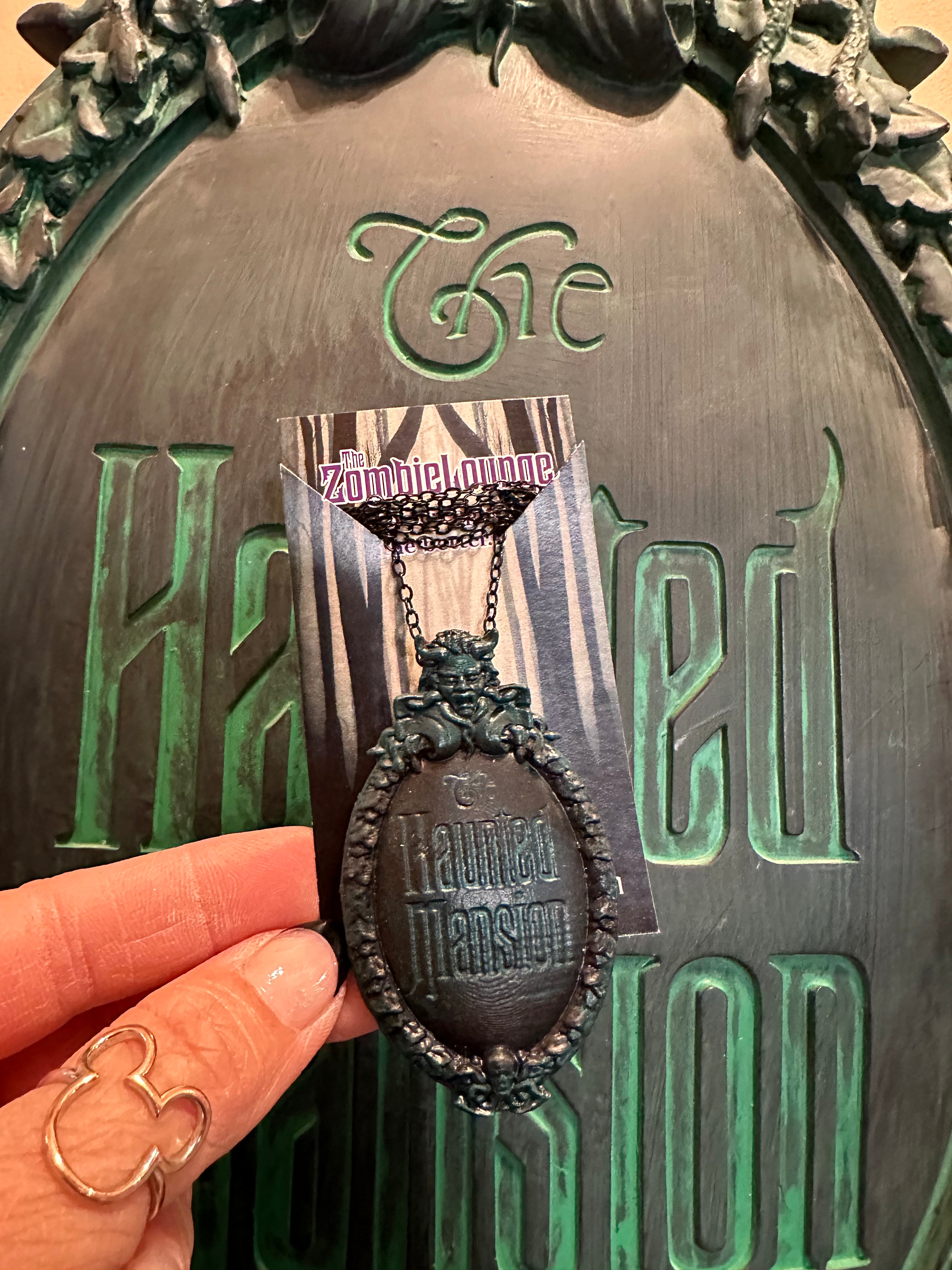 Spooky Haunted Plaque Earrings - Gothic Halloween Jewelry for Women | Perfect for Costume Parties & Dark Aesthetic Outfits
