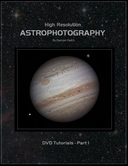 Damian Peach High Resolution Astrophotography DVD - Learn Stunning Space Photography Techniques for Beginners & Professionals | Perfect for Astronomy Enthusiasts & Night Sky Photography