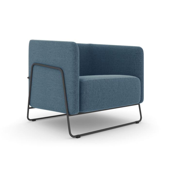 Friant Hanno Guest Chair Sofa FS81N 01 - Modern Accent Chair for Living Room, Office Waiting Area & Reception - Comfortable Upholstered Seating Furniture
