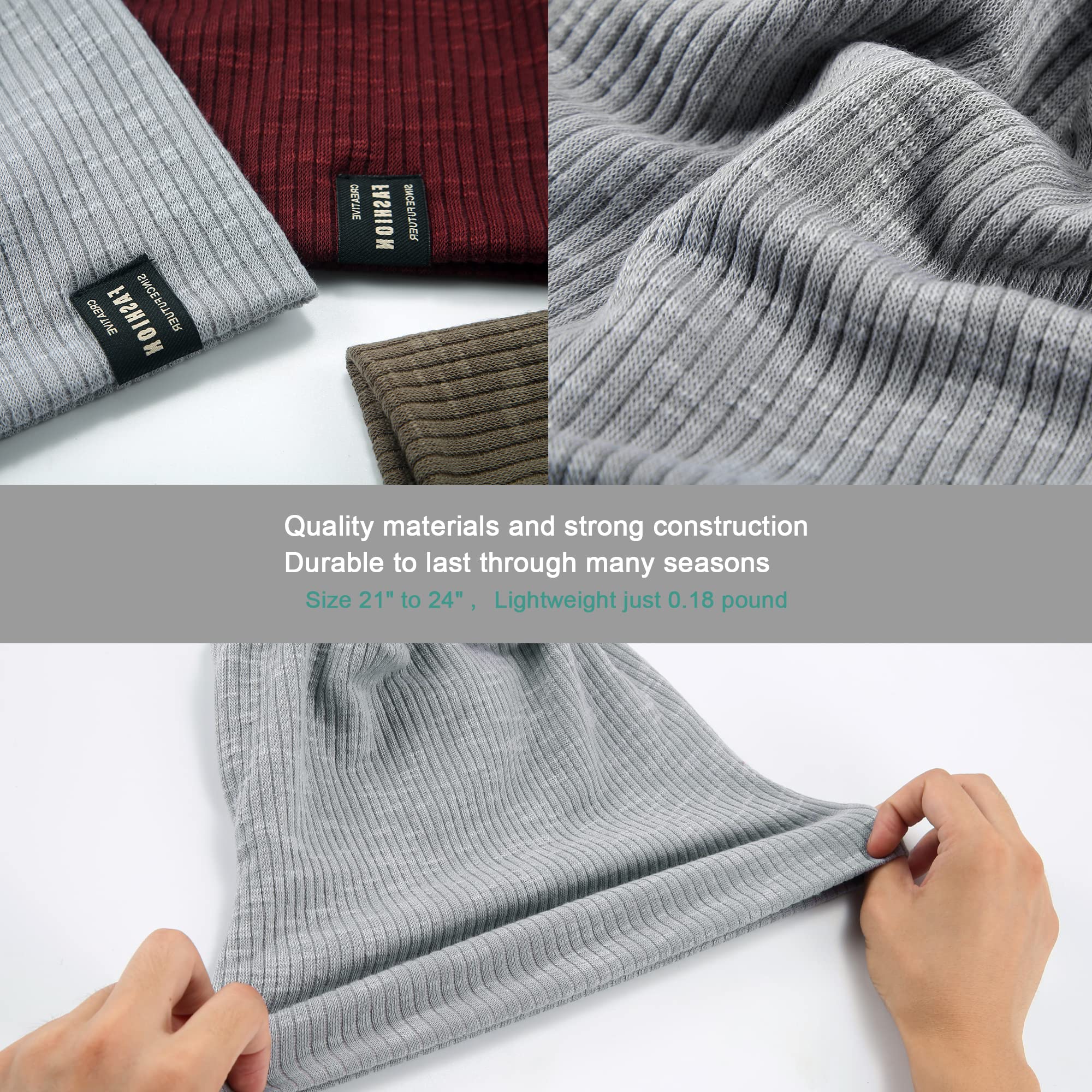 Trendy Stylish Beanie - Soft Knit Skull Cap with Breathable & Stretchable Fabric - Perfect for Winter, Outdoor Activities & Fashion Accessories