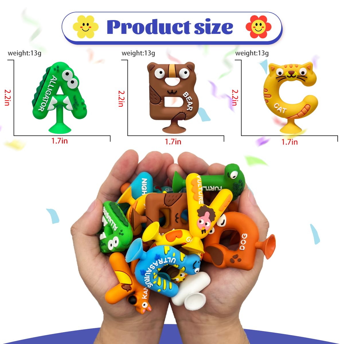 26PCS Alphabet Suction Bath Toys for Kids - Educational Spelling Games, Learning Tools for Toddlers Ages 3-12, Bathtub Letter Matching Toys, Perfect for Bath Time, Travel & Birthday Party Favors | Fun Water Play & Early Childhood Education