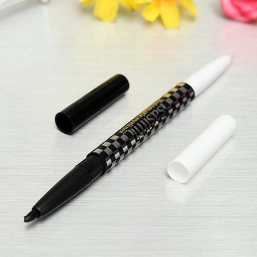Double-Ended Smooth Automatic Eyeshadow & Eyeliner Pencil - Waterproof Long-Lasting Makeup for Smokey Eyes & Precise Lining (Perfect for Day to Night Looks, Parties & Special Occasions)