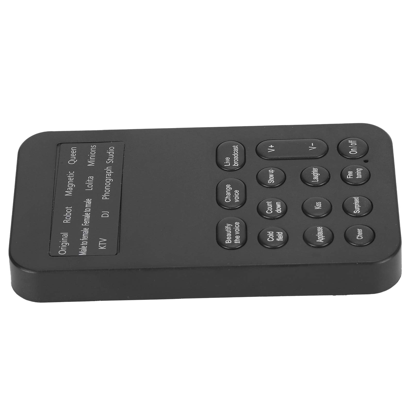 03 Voice Changer with 12 Voice Effects - One-Key Voice Transformation & Beautification Mini Sound Card for Smartphones & Computers | Perfect for Gaming, Live Streaming & Voice Modulation