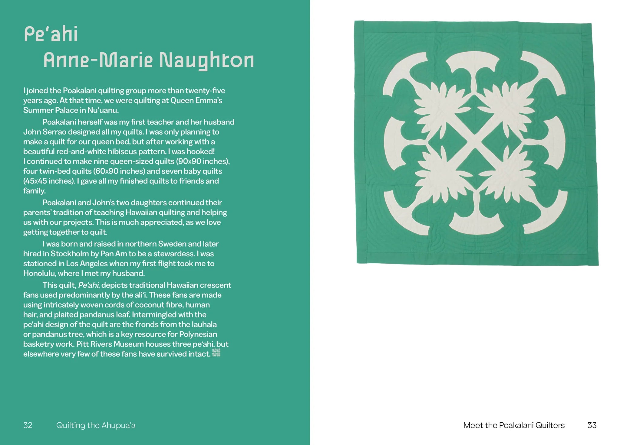 Hawaiian Quilts - Traditional Mauka to Makai Designs Inspired by Island Ecology | Perfect for Home Decor, Bedding & Cultural Gifts