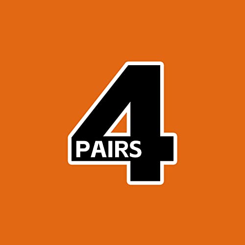 4 Pairs Orange