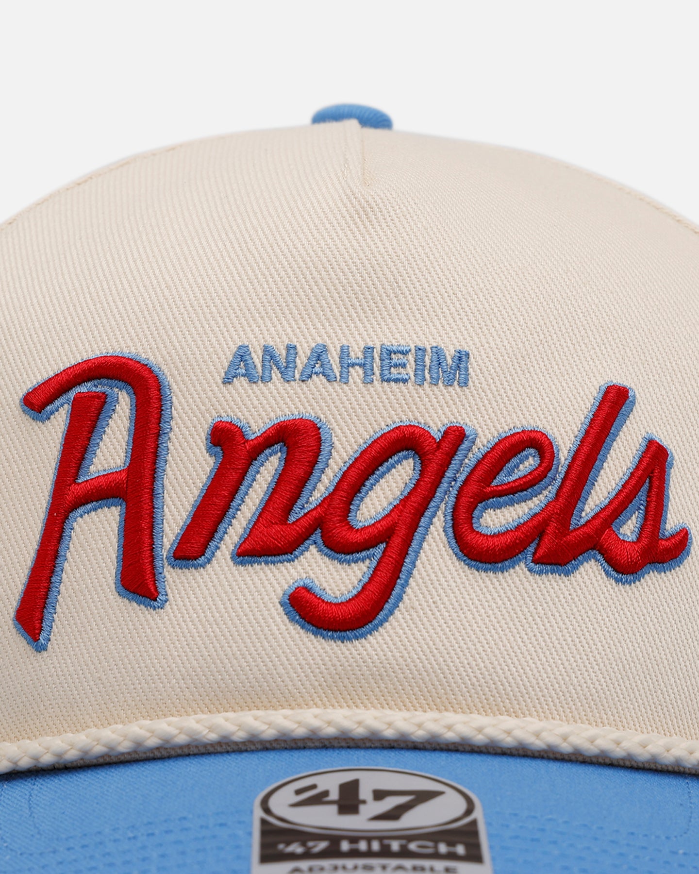 47 Brand Anaheim Angels MLB Opening Day Script Hitch Snapback Hat - Adjustable Baseball Cap for Men & Women - Perfect for Sports Fans, Casual Wear & Game Day Outfits