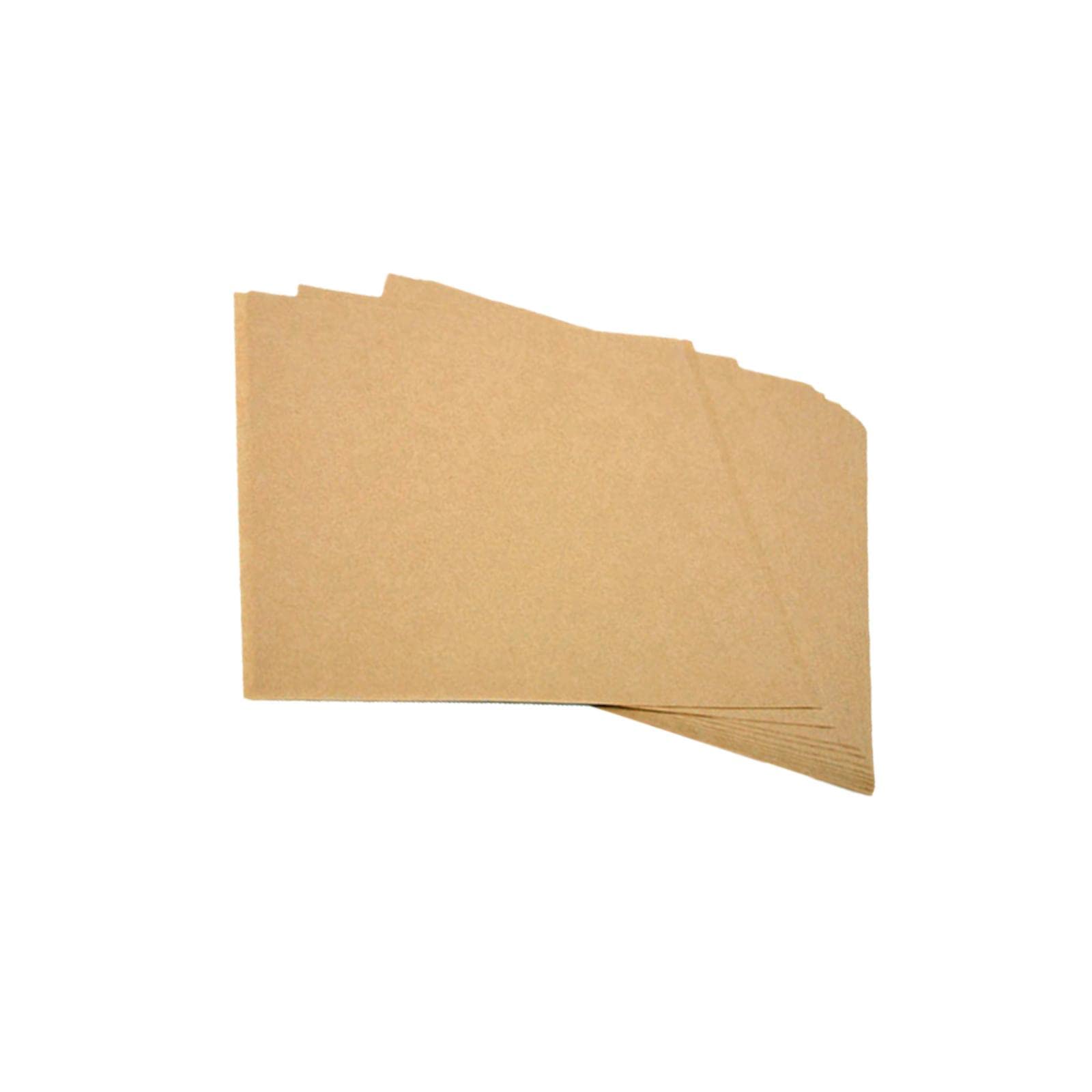 Bddalpke 500 Pcs Unbleached Thickened Parchment Paper Sheets - 20x20cm Oilproof Baking Paper for Cupcakes, Cookies, Snacks | Microwave, Oven & Fryer Safe | Perfect for Home Baking, Party Desserts & Meal Prep