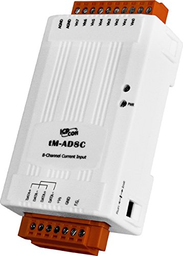 8-Channel Isolated Current Analog Input Module - TM-AD8C | RS-485 & Modbus RTU | 0-20mA & 4-20mA Input | Industrial Automation & Process Control Solution