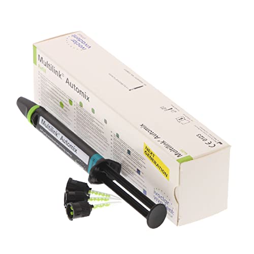 615216WW Multilink Automix NG Self-Curing Luting Composite Refill - Transparent Dental Cement for Crowns, Bridges & Veneers | Perfect for Dental Restorations & Prosthetics